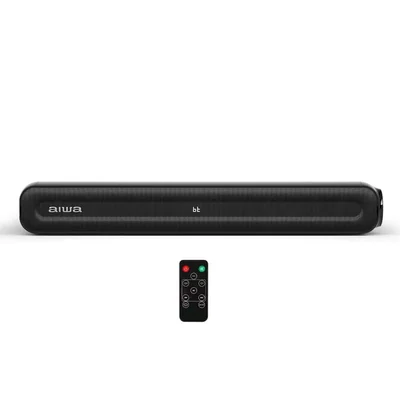 Barra de sonido aiwa awsbh15 potencia 30w bluetooth negra