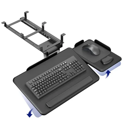 Bandeja para teclado VIVO 69x30 cm con montaje inclinable – KBTM1