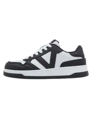 Tenis Casual Victoria Sitges V color Negro/Blanco para Mujer