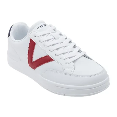 Tenis Casual Victoria Bonavista Blanco Rojo Hombre