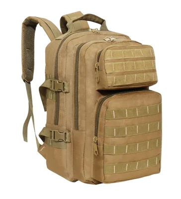 Mochila Impermeable Para Camping Viaje Color:Caqui
