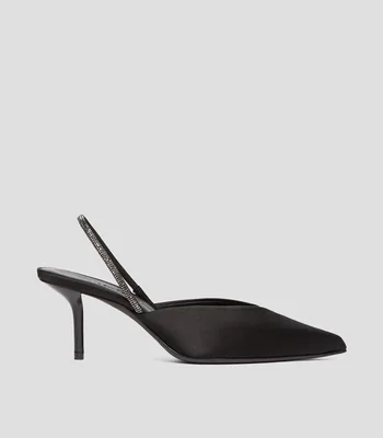 Zapatillas con Tacon Delgado de 6.5 cm Mujer