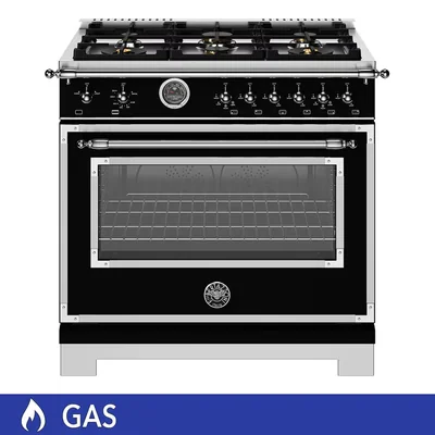 Bertazzoni Estufa de Gas 6 Quemadores 91 cm