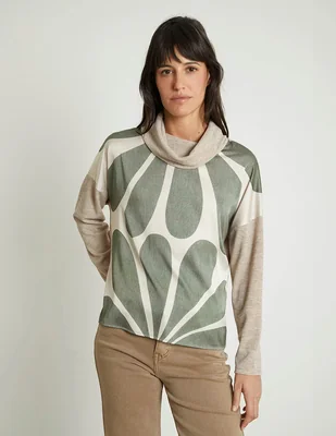 Blusa manga larga para mujer