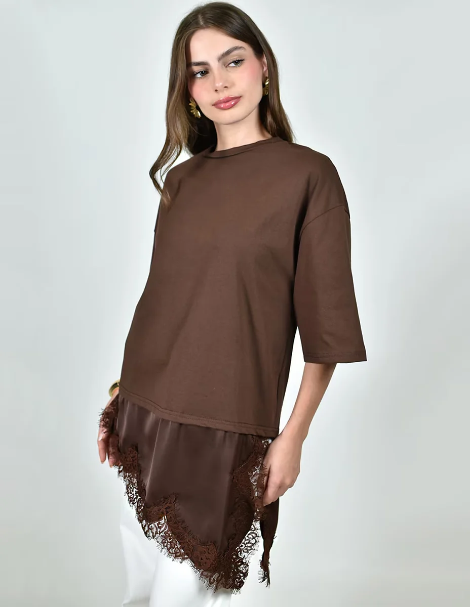 Blusa manga 3/4 para mujer