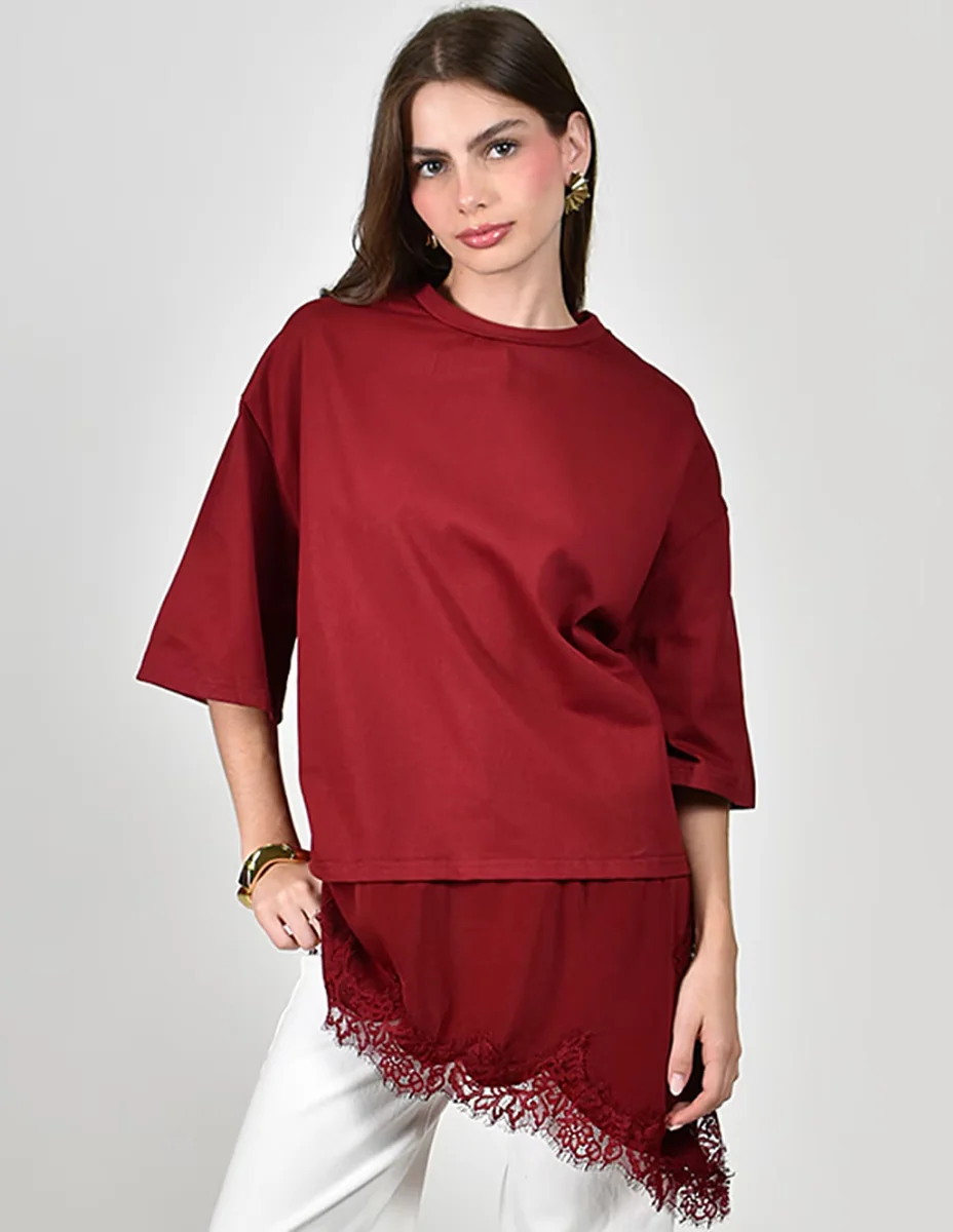 Blusa manga 3/4 para mujer