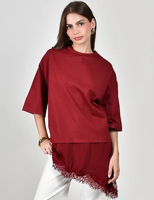 Blusa manga 3/4 para mujer