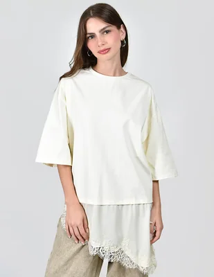 Blusa manga 3/4 para mujer