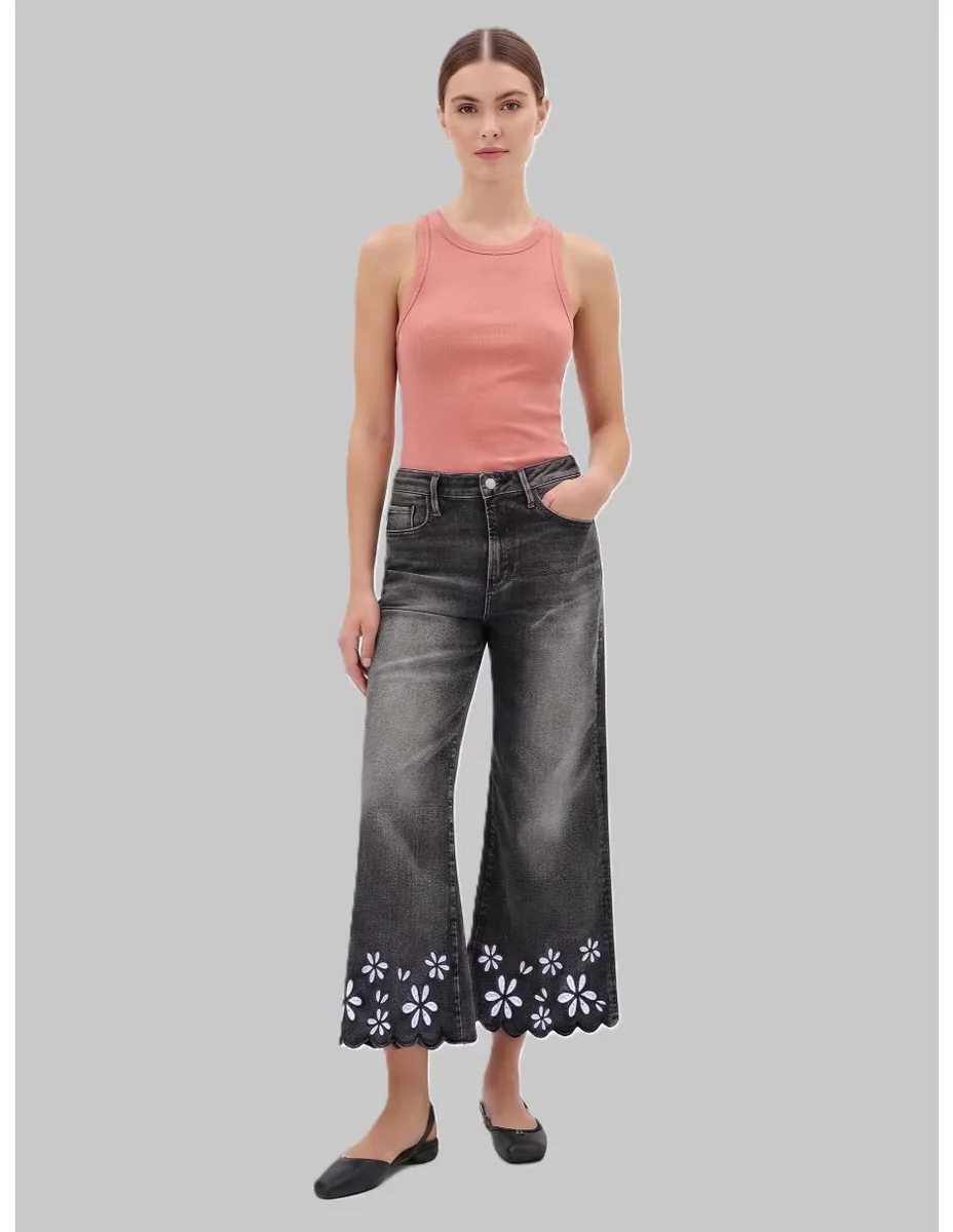 Jeans relaxed amplio para mujer