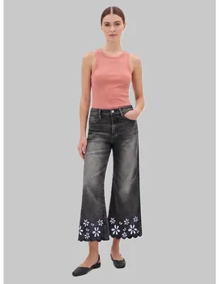 Jeans relaxed amplio para mujer