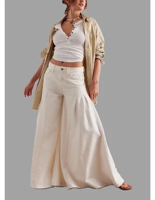 Jeans relaxed amplio para mujer