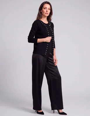 Suéter cuello redondo para mujer