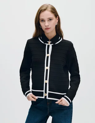 Suéter cuello redondo para mujer