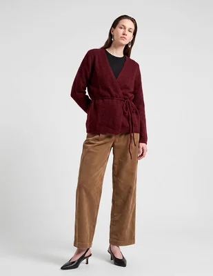 Suéter cuello v para mujer