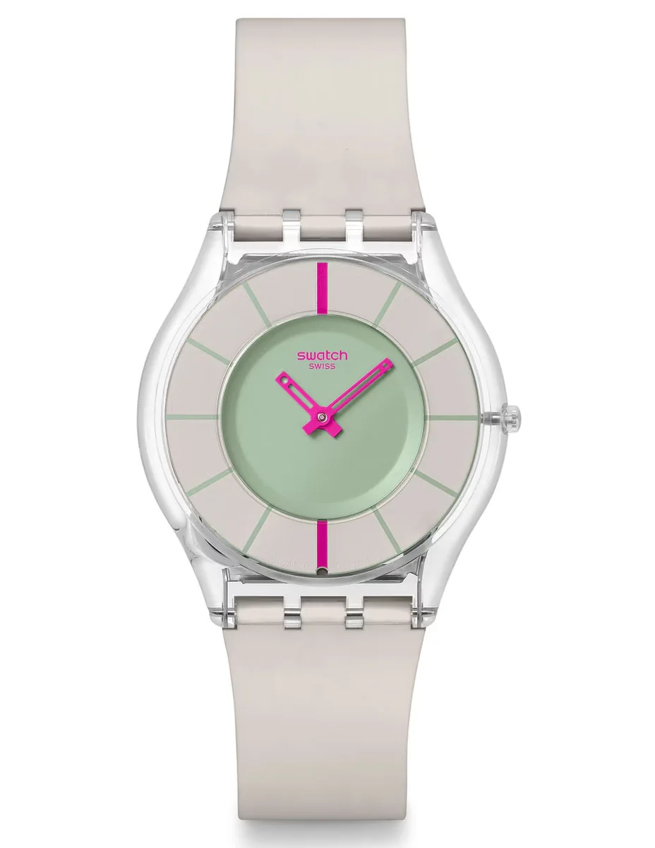 Reloj own your ti, transparente