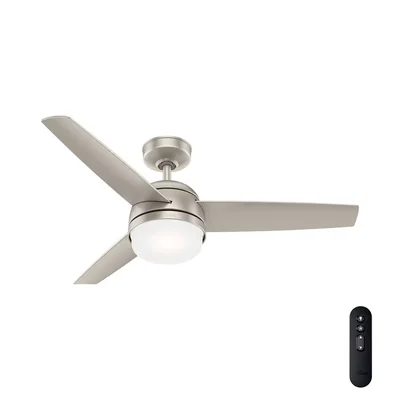 Hunter, Ventilador Midtown Matte Nickel 48"