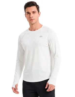 Playera deportiva para entrenamiento manga larga de hombre