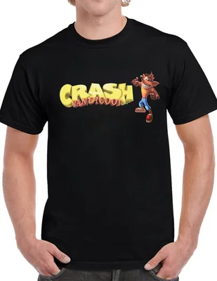 Playera Crash Bandicoot cuello redondo para hombre