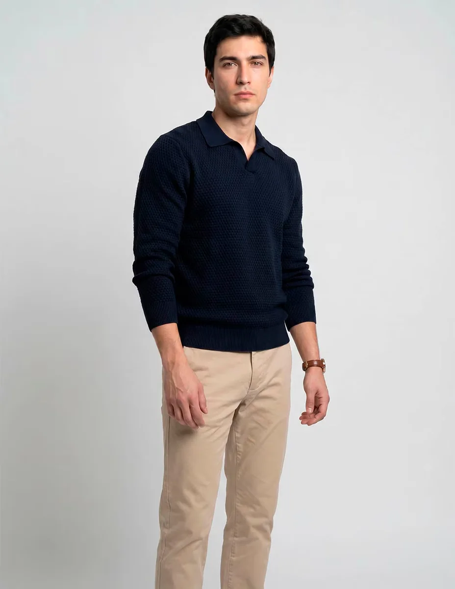 Playera tipo polo para hombre