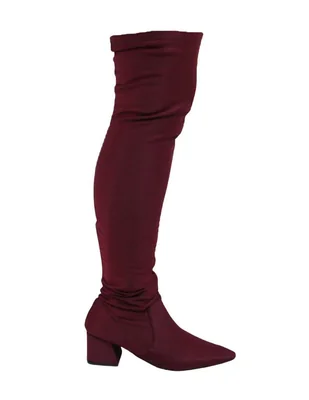 Bota arriba de la rodilla para mujer