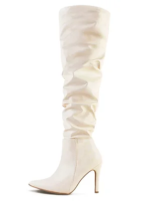 Bota arriba de la rodilla para mujer