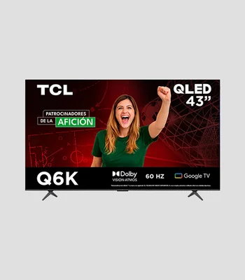 Pantalla 43 Pulgadas Plana QLED 4K 43Q6K