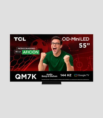 Pantalla 55 Pulgadas Plana QD-Mini LED 4K HDR, 55QM7K