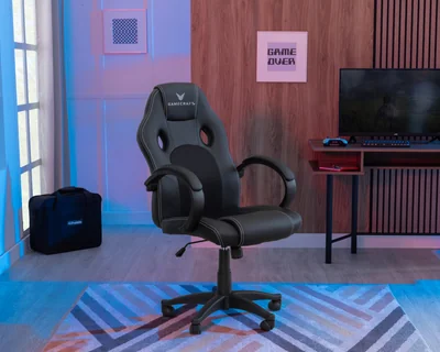 Silla Gamer Gamecraft Spark Ergonómica Negra
