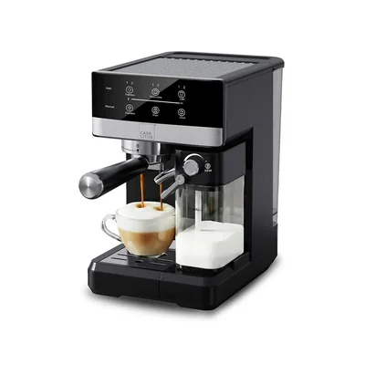 Cafetera para Espresso, Capuchino y Latte Automática con Espumador de Leche