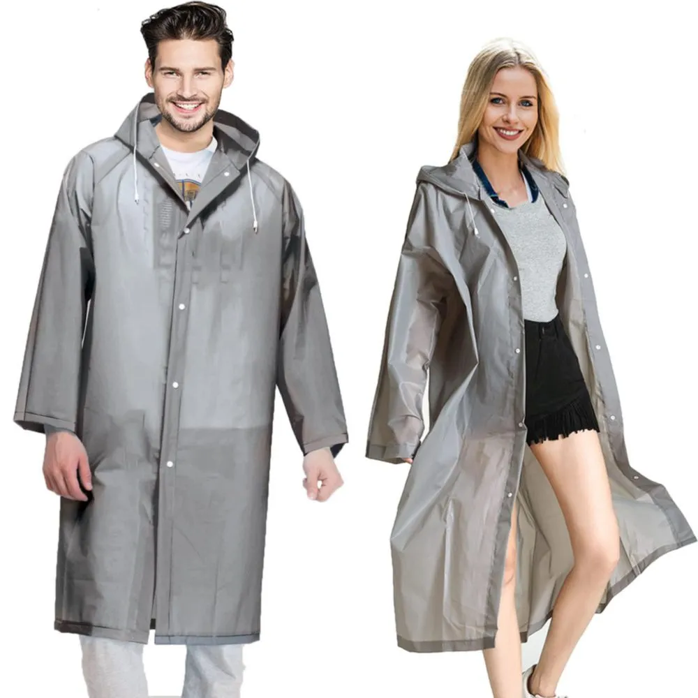 Poncho impermeable COOY de 2 unidades EVA gris