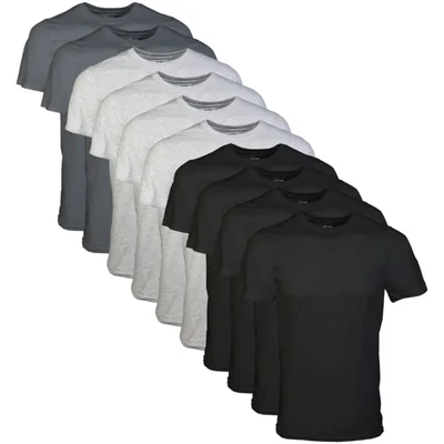 Pack de 10 Remeras Gildan G1100 para Hombre Cuello Redondo Talle Grande
