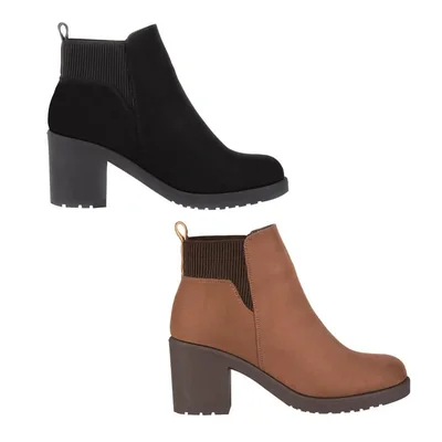 Bota dama vi line kit 2 pares chelsea 7.5cm 1345521
