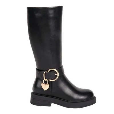 Bota niña vivis shoes kids larga tacon con hebilla 1317125