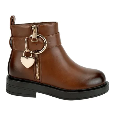 Botin niña vivis shoes kids tacon con hebilla 1317124