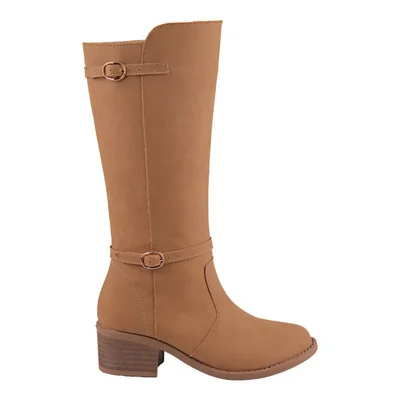 Bota niña vivis shoes kids larga tacon con hebilla 1344121