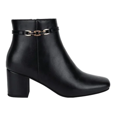 Bota dama yaeli vestir herraje punta cuadrada 6cm 1317099