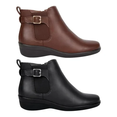 Bota dama shosh confort kit 2 pares piso 5cm 1325673