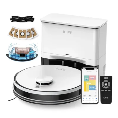 Aspiradora Y Trapeador Ilife A30 Pro Multicolor Navegación Lidar Wifi 2.4g/app/alex