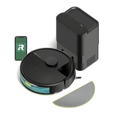 Aspiradora Roomba Irobot Multicolor Clearview Lidar 104 Combo Aspira Y Trapea + Base Autovaciado