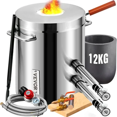 Horno De Fusión Vevor Foundry De Gran Capacidad 12 Kg Para Fundición Y Reciclaje De Metal - Venta Internacional.