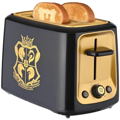 Tostadora Harry Potter Con Escudo De Hogwarts 2 Rebanadas 120 V - Venta Internacional.