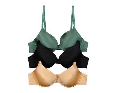 Brasier Copa Completa Satinado Beauty Secret 3 Pack