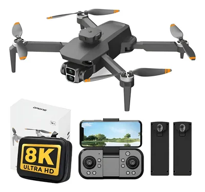 Dron A Control Remoto L106 Con Cámara 8k Hd, 2 Baterías