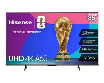 Pantalla Smart TV Hisense UHD 85 Pulgadas 4K 85A65NV