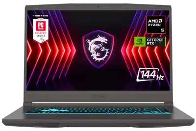 Laptop Gamer Msi Thin A15 15.6'' 144hz Fhd Amd Ryzen 5 7535hs Nvidia Geforce Rtx 4050 8gb Ddr5 512gb Ssd Windows 11