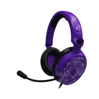 Audífonos Gamer 4Gamers C6-100 Púrpura Conexión 3.5 MM Altavoces 40 MM