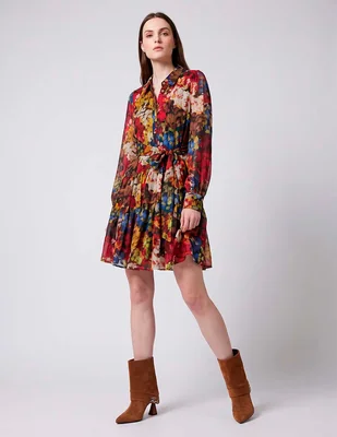 Vestido a la rodilla casual para mujer