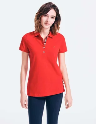 Playera tipo polo para mujer