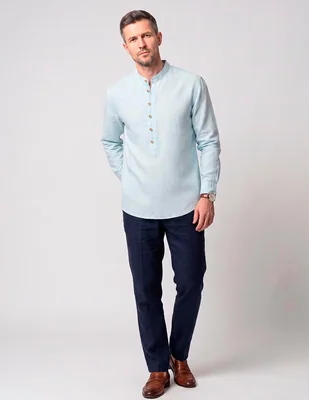 Camisa de vestir manga larga para hombre