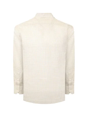 Camisa casual de algodón manga larga para hombre